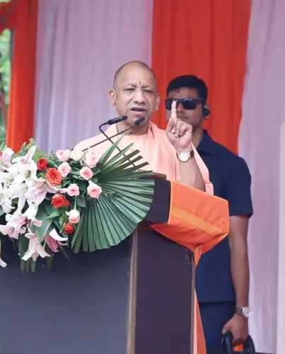 CM Yogi Flags Off Electric Buses for Gautam Buddh Nagar