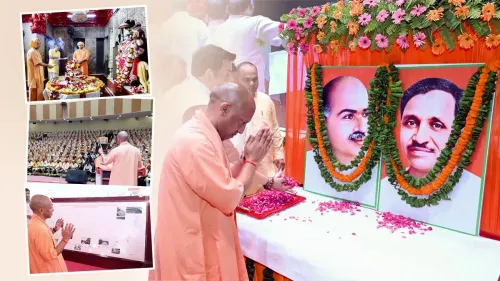 CM Yogi Hails Double Engine Govt for Governance, Faith