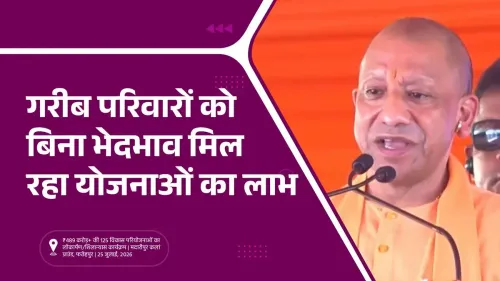 CM Yogi Highlights Free Ration, Health Cover & Gas for UP Poor
