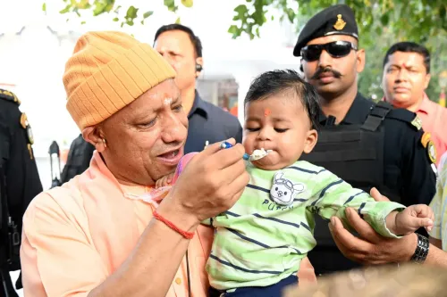 CM Yogi Holds Janata Darshan at Gorakhnath Mandir