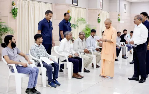 CM Yogi Holds Janata Darshan in Lucknow, Directs Officials on Public Grievances
