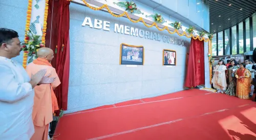CM Yogi Inaugurates Abe Memorial Corridor in Varanasi