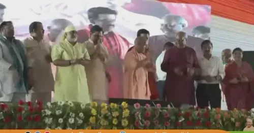 CM Yogi Inaugurates Bhathat-Banssthan Road, Projects in Gorakhpur