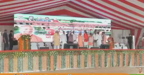 CM Yogi Inaugurates Prayagraj Nagar Nigam's New Council Hall