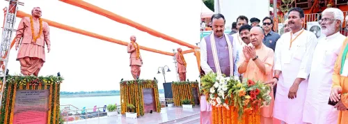 CM Yogi Inaugurates Prerna Park, Unveils Statues in Prayagraj