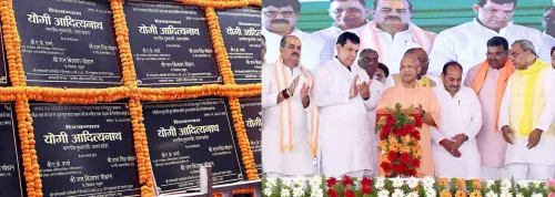 CM Yogi Launches ₹392 Cr Projects in Mau District