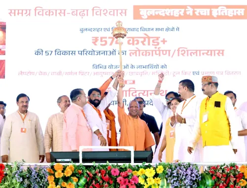 CM Yogi Launches 57 Projects Worth ₹574 Crore in Bulandshahr