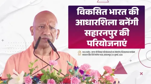 CM Yogi Launches Development Projects in Saharanpur