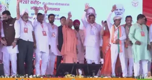 CM Yogi Launches Rs 207 Crore Projects in Amroha