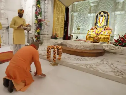 क्या मुख्यमंत्री योगी ने हनुमानगढ़ी और श्रीराम मंदिर में दर्शन-पूजन किया?