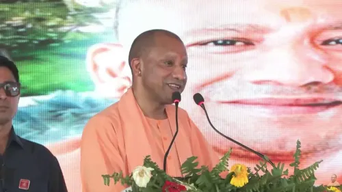 CM Yogi Reaffirms Double Engine Govt on Security, Prosperity