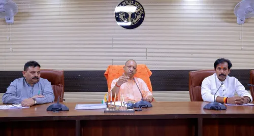 CM Yogi Reviews Prep for IAF Day Air Show at Varanasi's Namo Ghat