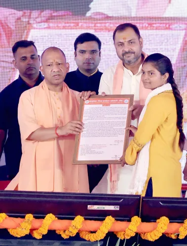 CM Yogi Shares Images on X in Official Communication