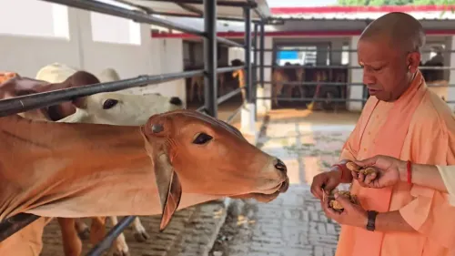 CM Yogi shares Sanskrit verse on cow reverence