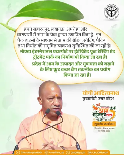 CM Yogi: UP builds mango pack houses in 4 cities
