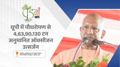 CM Yogi's Tree Drive Absorbs 6.37 Cr Tonnes of CO2 in UP