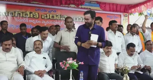 Coal Minister Kishan Reddy Visits SRP-3 Mines in Mancherial