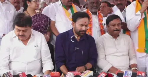 Coal Minister Kishan Reddy Visits Thadicherla Mines in Telangana