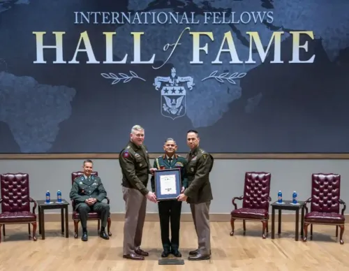 Historic: COAS Gen Dwivedi Joins International Hall of Fame at US Army War College
