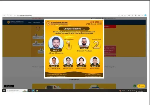 CCPA Fines Vajirao & Reddy Institute Rs 15 Lakh for Deceptive UPSC 2023 Ads