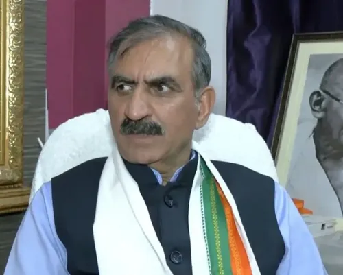 हिमाचल के सीएम ने कहा: कांग्रेस ही है भाजपा को रोकने वाली असली शक्ति, बंगाल की जनता दे साथ