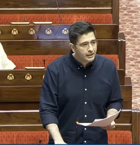 Raghav Chadha targets Congress over 2016 Karnataka paper leak in Rajya Sabha