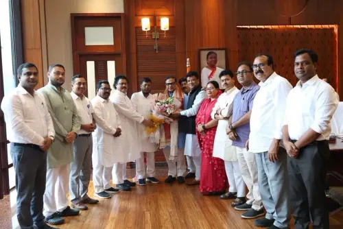 Congress MLAs Pay Courtesy Visit to CM Himanta at Assam Assembly