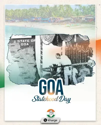 कांग्रेस नेताओं ने गोवा राज्य स्थापना दिवस पर दी शुभकामनाएं, राज्य की प्रगति को सराहा 