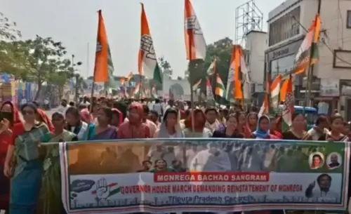Why is Congress Protesting in Tripura Over MGNREGA?