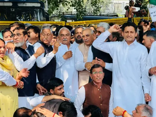 कांग्रेस सांसद दीपेंद्र सिंह हुड्डा का भाजपा सरकार पर तीखा आरोप, विरोध प्रदर्शन पर उठाए सवाल