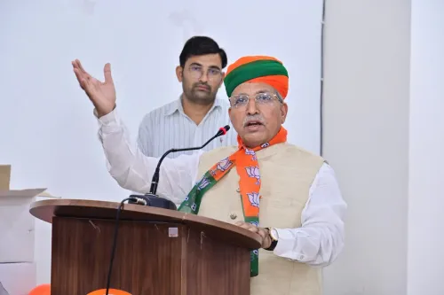 अर्जुन राम मेघवाल बीकानेर में बोले: कांग्रेस सिर्फ आलोचना करती है, विकास ज़मीन पर दिखता है