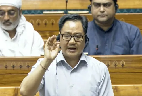Rijiju warns Congress: Disrupting Parliament over NEET will backfire