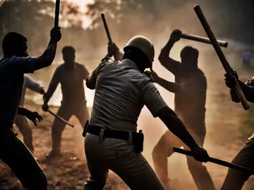 Did a Cop Face Assault in Bihar Over Fishing Rights Dispute?