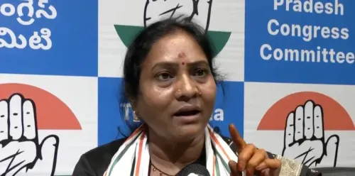 दलित सीएम के वादे पर केसीआर को घेरा, कांग्रेस नेता इंदिरा शोभन बोलीं — पहले जवाब दें, फिर सवाल करें