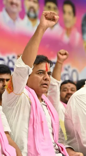 KTR: Police Harassment of BRS Cadres Will Face Consequences