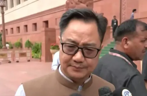 Rijiju slams Congress as Parliament passes two bills amid Opposition ruckus