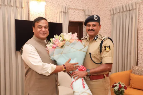 CRPF DG Calls on Assam CM Himanta in New Delhi