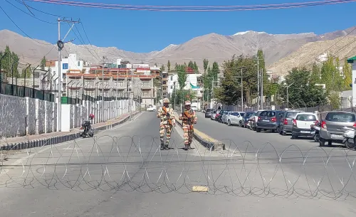 Is the Curfew in Leh Relaxed from 1 PM to 3 PM?