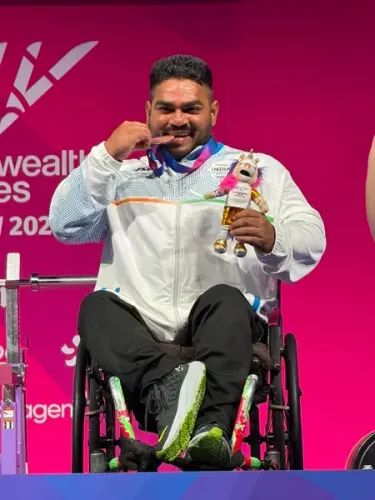 CWG 2026: Jhandu Kumar wins para powerlifting bronze in men's heavyweight at Glasgow