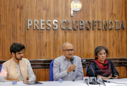 New Delhi: Press Conference by Prashant Bhushan