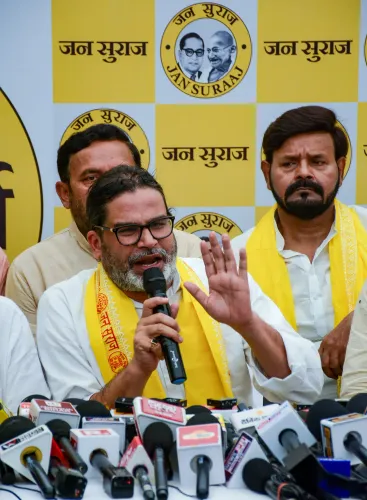 पटलिपुत्र में प्रशांत किशोर की प्रेस वार्ता