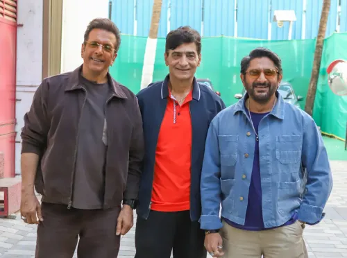 'धमाल 4' प्रमोशन: अरशद, जावेद और निर्देशक इंद्र कुमार एक साथ
