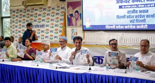 New Delhi: Devendra Yadav addresses OBC district presidents