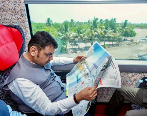 CM Devendra Fadnavis arrives in Shirdi