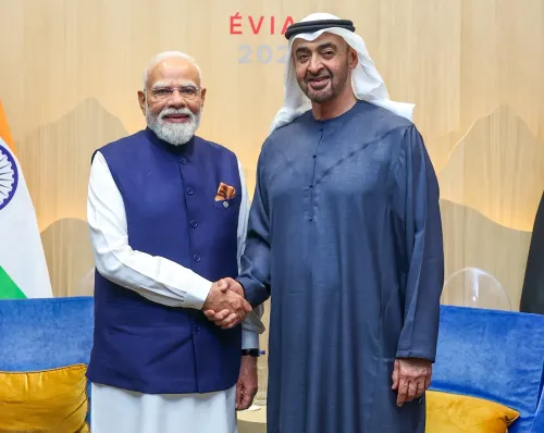 एविआँ में मोदी शेख मोहम्मद की मुलाकात, भारत UAE साझेदारी पर चर्चा