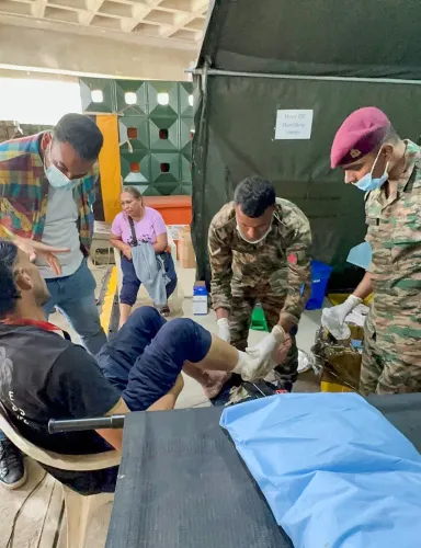 Caracas: India's Army Field Hospital Continues Humanitarian Relief Efforts in Venezuela