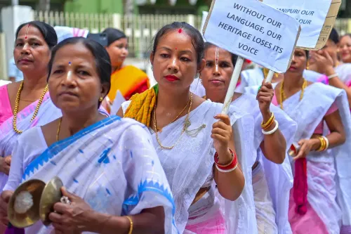 Agartala: 35th Manipuri Language Day Rally