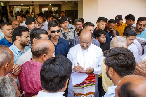 Kota: Om Birla engages with locals at his constituency office