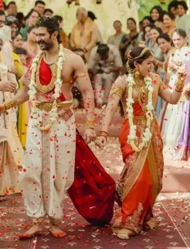 विजय देवरकोंडा का शाही विवाह लुक: दक्षिण भारतीय परंपरा का अद्भुत संगम