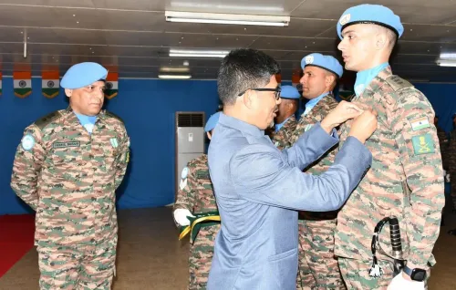 दक्षिण लेबनान में INDBATT XXVI को दूसरी बार UNIFIL का सर्वोच्च सम्मान, कर्नल ग्लैडसन के नेतृत्व में ऐतिहासिक उपलब्धि